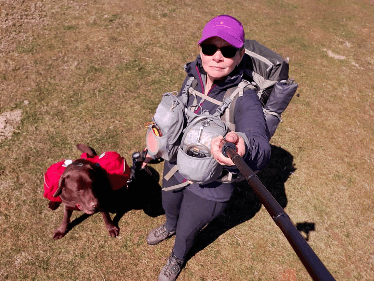 Testing the Yappy Hikers equipment with Gino